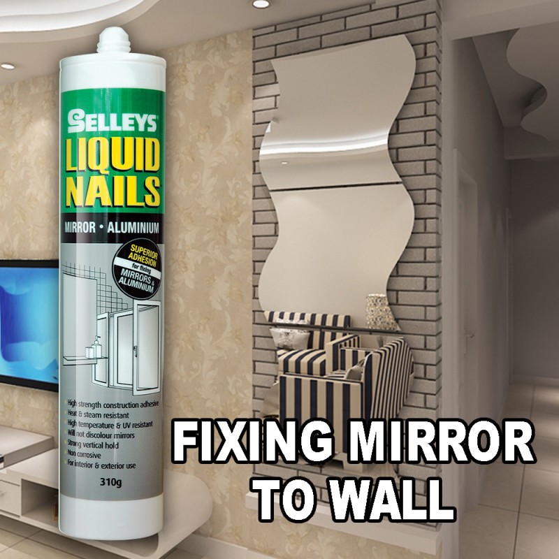 Selleys Liquid Nails Mirror Aluminum Construction Adhesive 310g